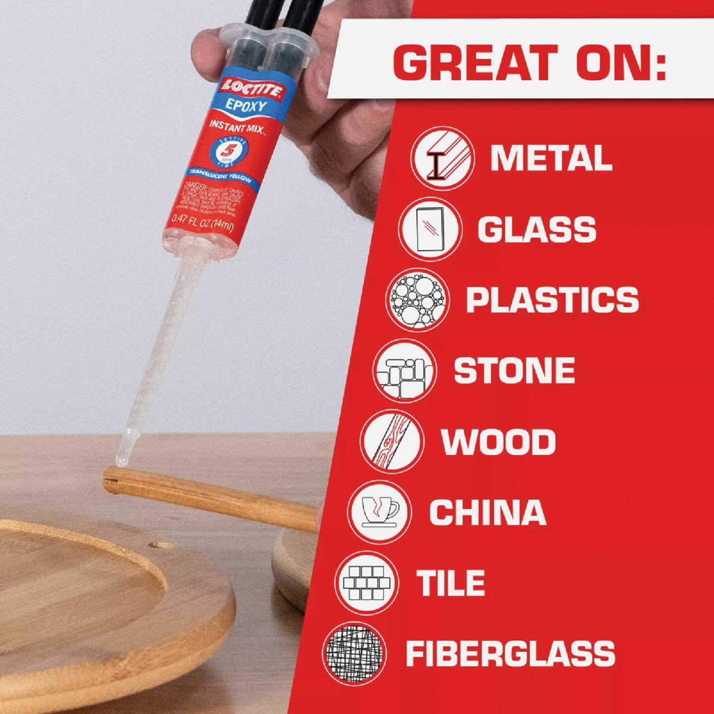 LOCTITE Instant Mix 5-Minute Epoxy Image 3