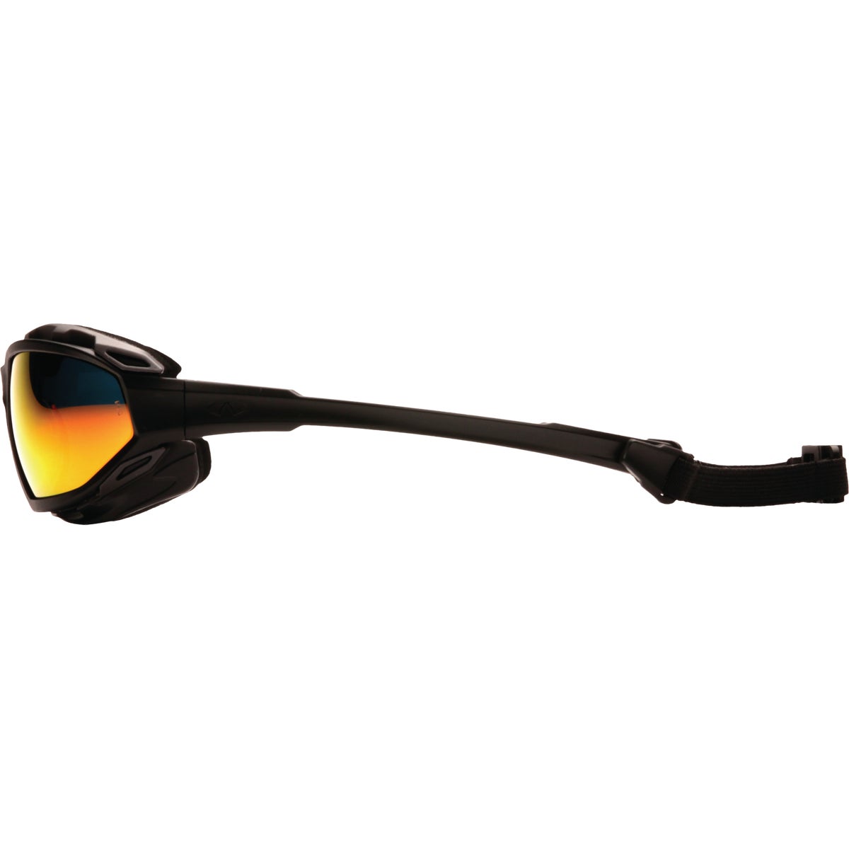 Pyramex Highlander Plus Black & Gray Frame Safety Glasses with Sky Red Mirror Anti-Fog Lenses Image 4