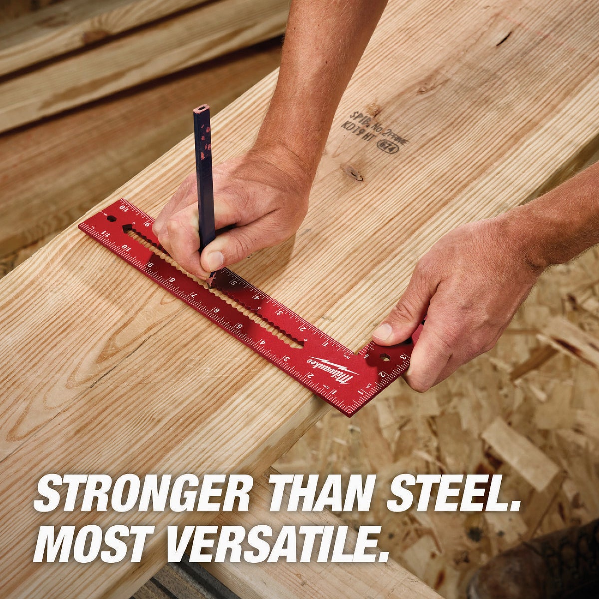 Milwaukee 8 In. x 12 In. Framing Square Image 3