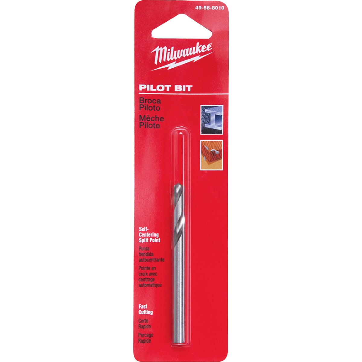 Milwaukee THUNDERBOLT 1/4 In. x 3-1/2 In. Pilot Drill Bit