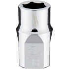Milwaukee 3/8 In. Drive 3/8 In. 6-Point Shallow Standard Socket with FOUR FLAT Sides Image 1