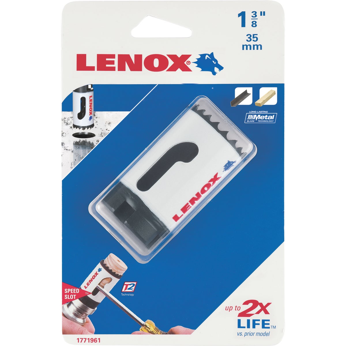 Lenox Speed Slot 1-3/8 In. Bi-Metal Hole Saw Image 2