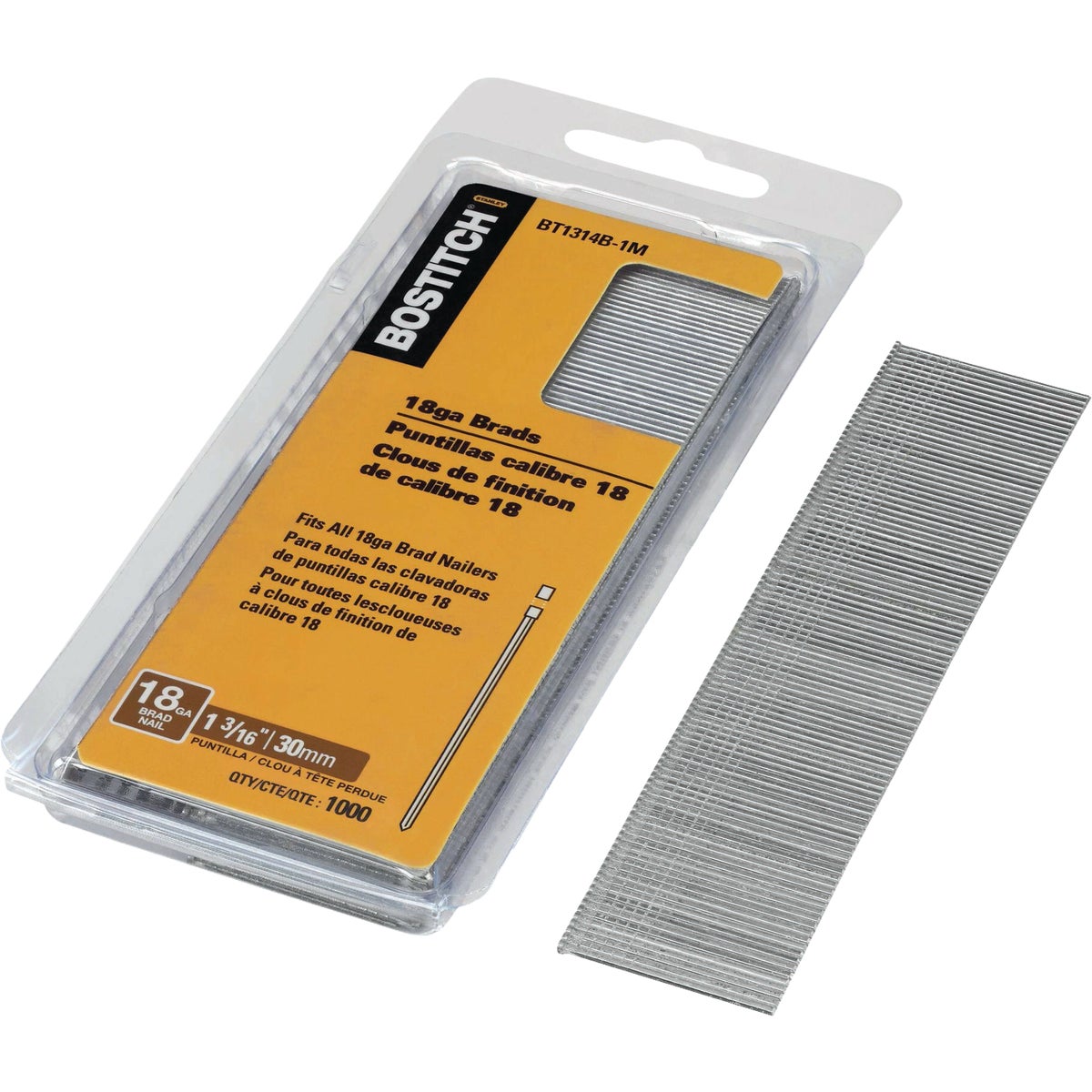 Bostitch 1-3/16 In. 18 ga Collated Brad Nails (1000-Count) Image 1