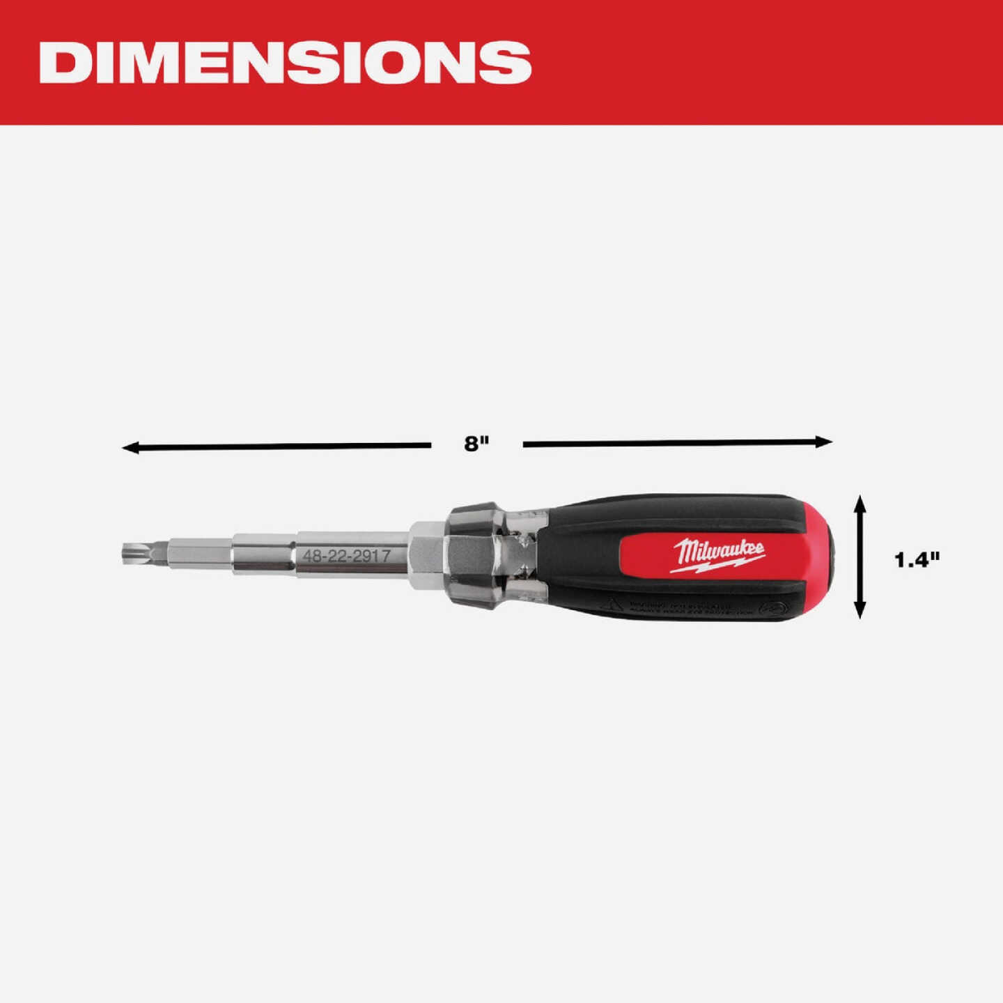 Milwaukee 13-In-1 Magnetic Multi-Bit Screwdriver Image 4