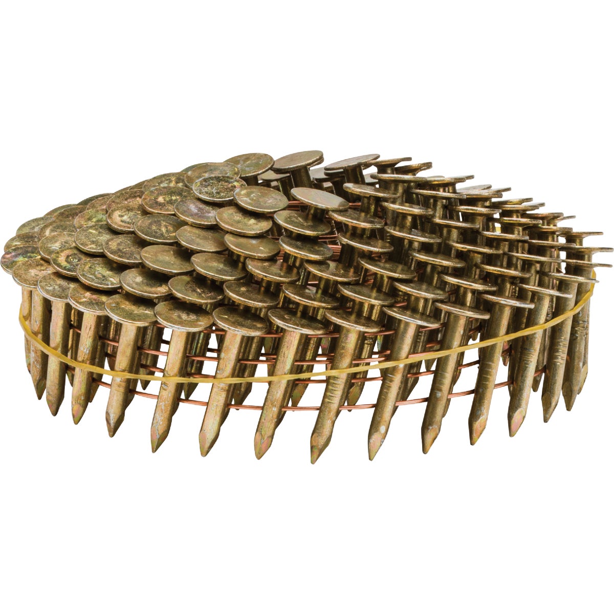 Stinger 1 In. x 0.120 In. 15 Degree Wire Weld Electro Galvanized Coil Roofing Nail (7200 Ct.)