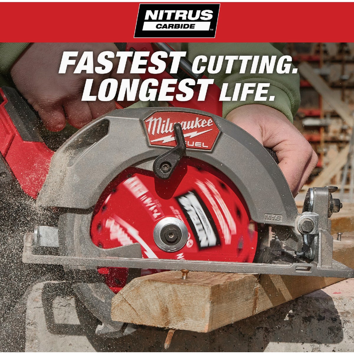 Milwaukee NITRUS 7-1/4 In. 24-Tooth Framing/Demolition Circular Saw Blade (10-Pack) Image 2