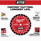 Milwaukee NITRUS 7-1/4 In. 24-Tooth Framing/Demolition Circular Saw Blade (10-Pack) Image 4