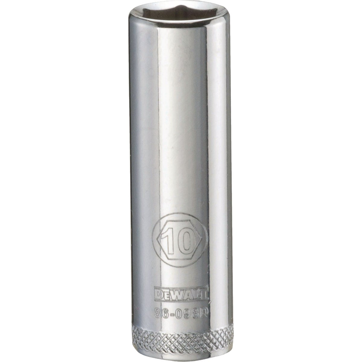 DEWALT 1/4 In. Drive 10 mm 6-Point Deep Metric Socket Image 1