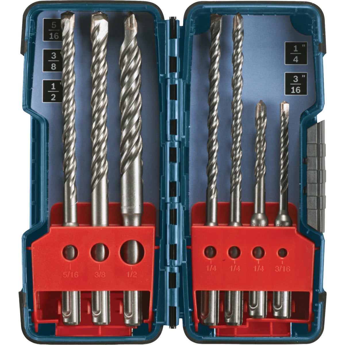 Bosch Bulldog SDS Plus Rotary Hammer Bit Set (7-Piece) Image 1