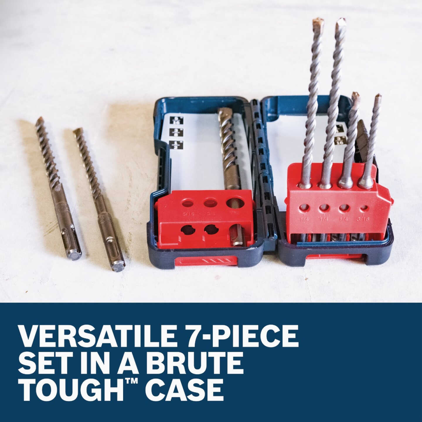 Bosch Bulldog SDS Plus Rotary Hammer Bit Set (7-Piece) Image 3