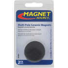 Master Magnetics 1-1/2 In. Multi Pole Ceramic Magnet Disc (2 per Pack) Image 4