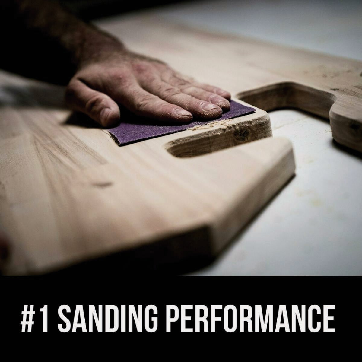3M Pro Grade Precision 3-2/3 In. x 9 In. 180 Grit 1/3 Sheet Sandpaper with No-Slip Grip Backing (6-Pack) Image 2