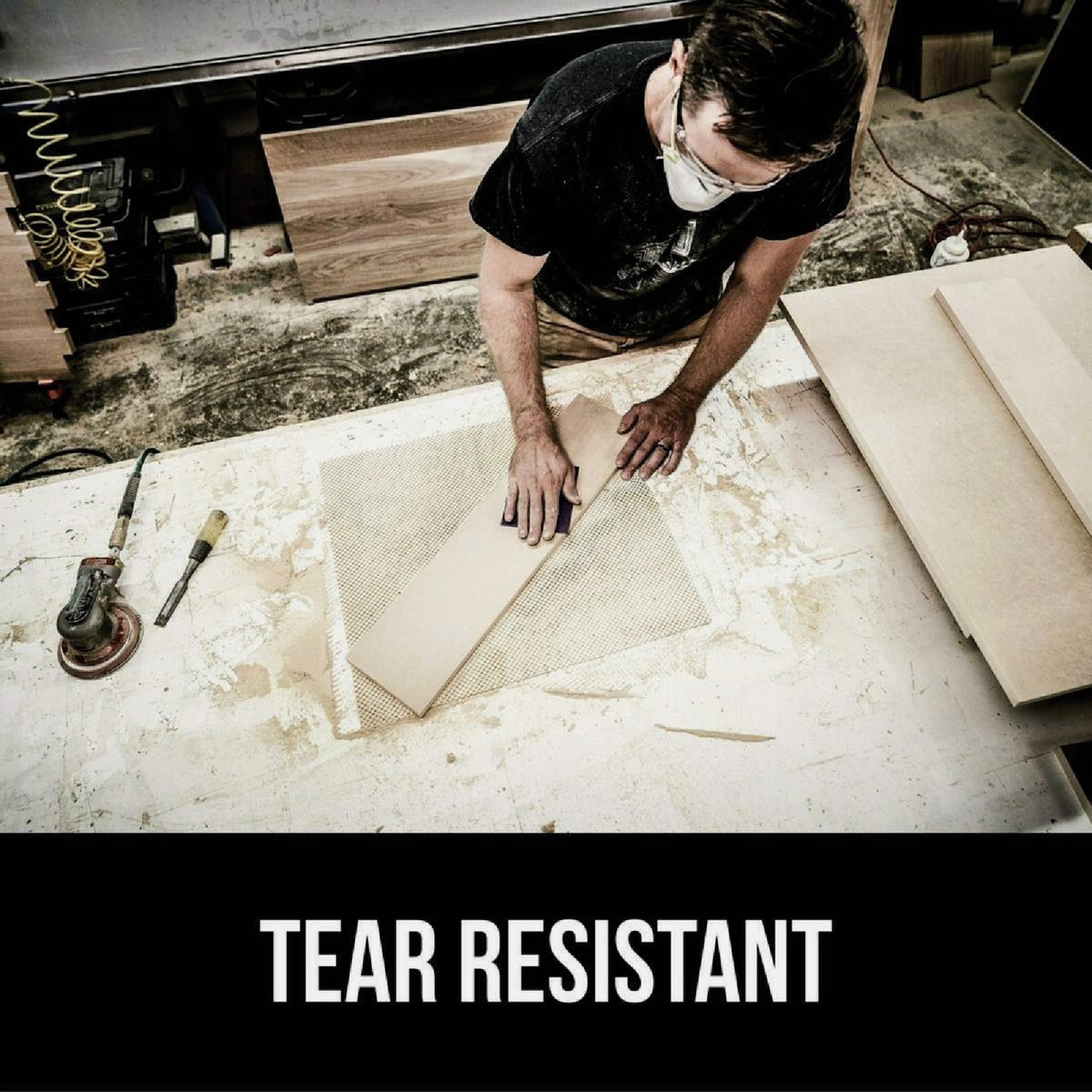 3M Pro Grade Precision 3-2/3 In. x 9 In. 180 Grit 1/3 Sheet Sandpaper with No-Slip Grip Backing (6-Pack) Image 5