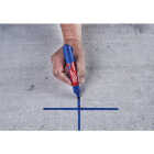 Milwaukee INKZALL Large Chisel Tip Blue Job Site Marker Image 2