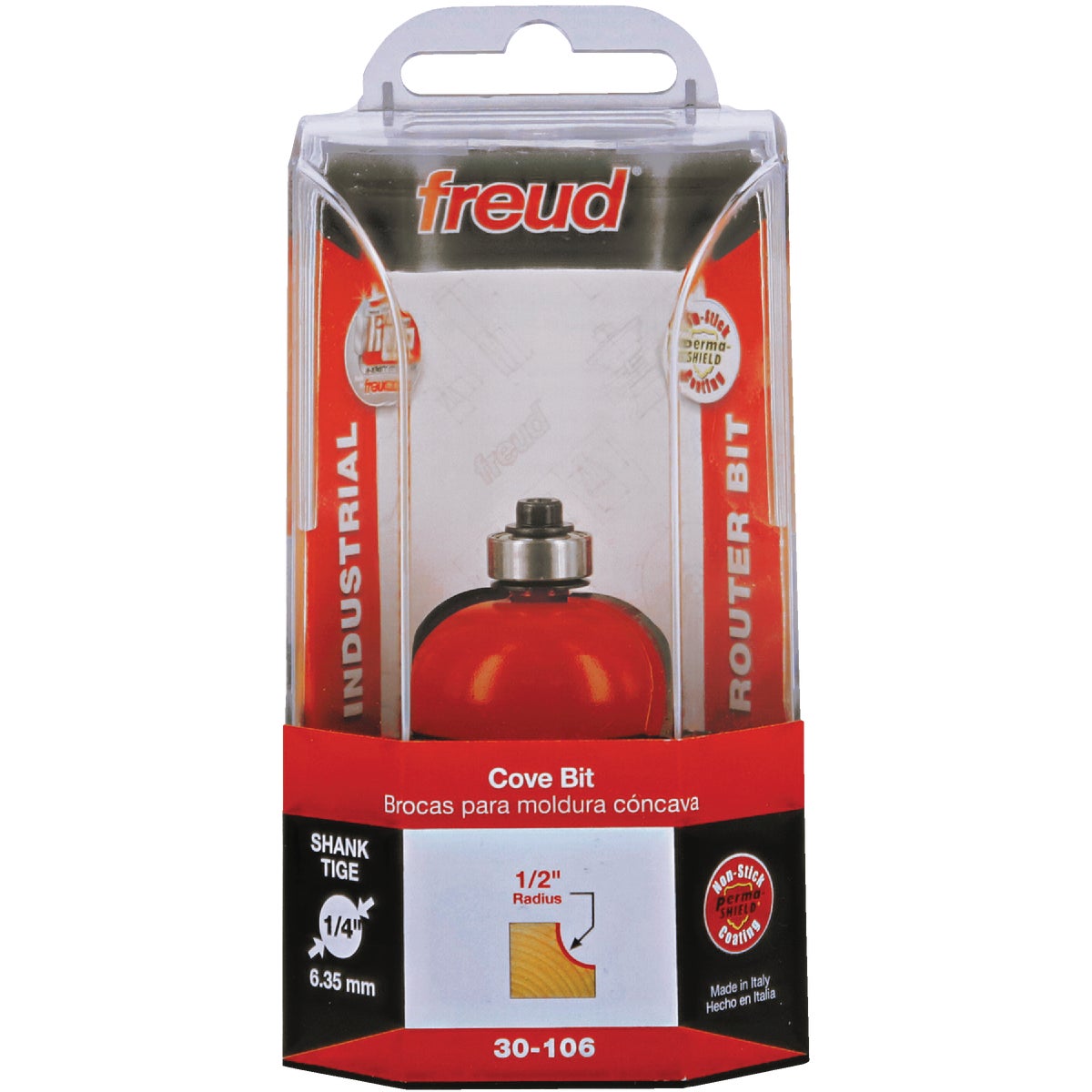 Freud 1/2 In. Radius Cove Router Bit