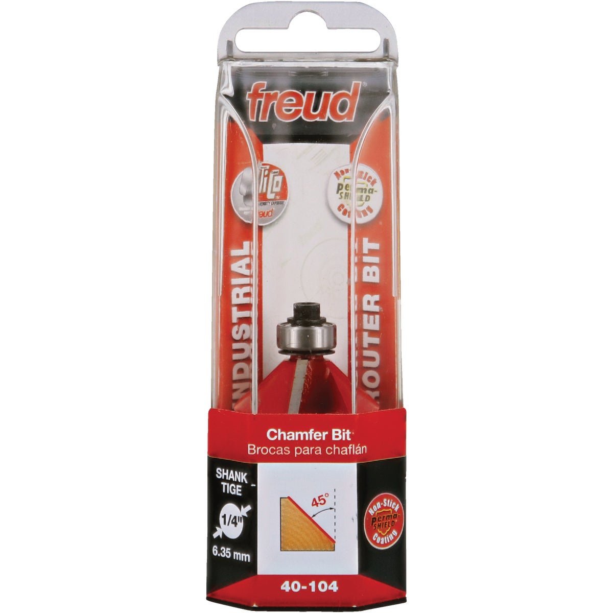 Freud 1-11/32 In. Chamfer Router Bit