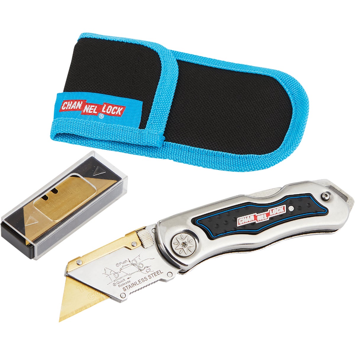 Channellock Lockback Fixed Folding Utility Knife Image 18