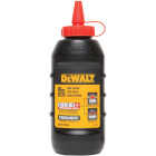 DEWALT 8 Oz. Red Permanent Chalk Line Chalk Image 1