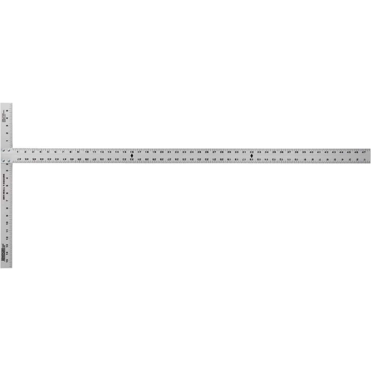 Johnson Level 48 In. Aluminum English Drywall Square Image 1