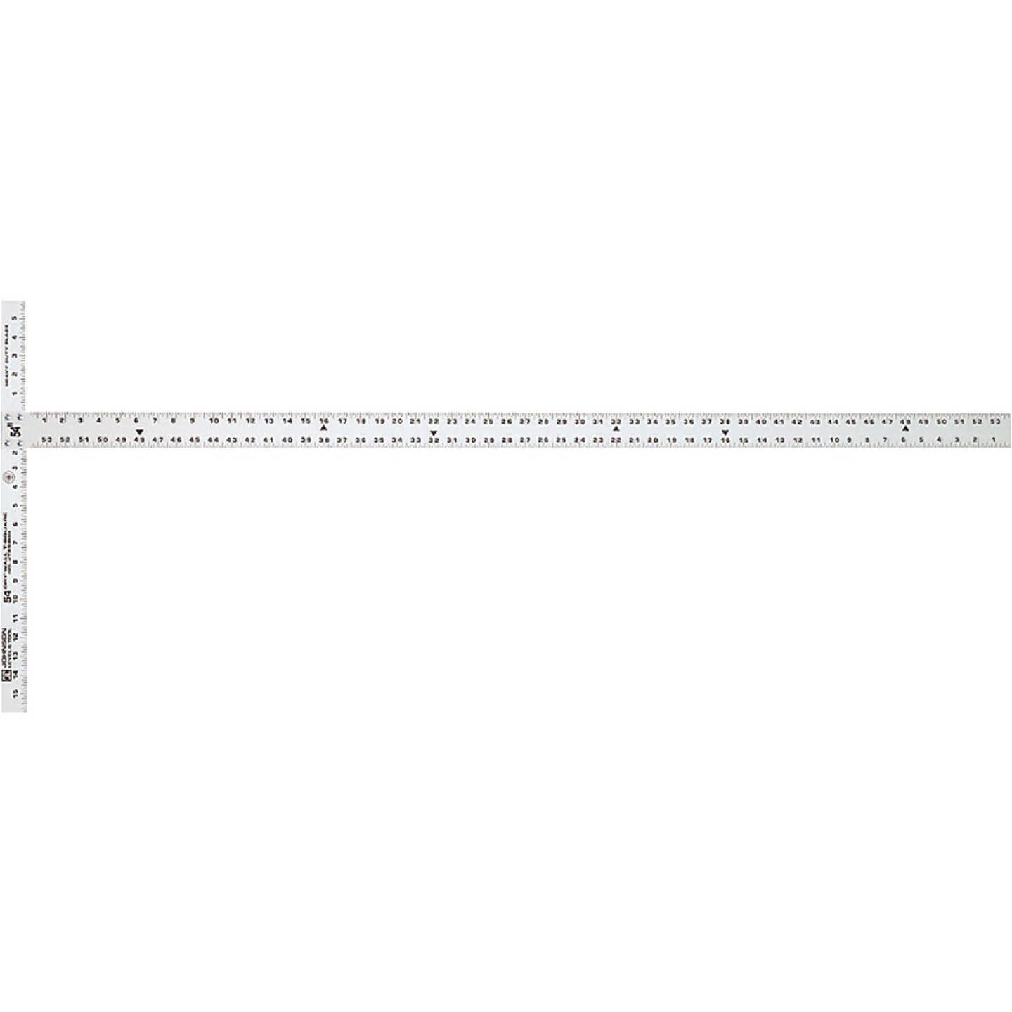 Johnson Level 54 In. Aluminum English Heavy-Duty Drywall Square Image 1