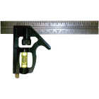 Johnson Level 6 In. English/Metric Professional Combination Square Image 1
