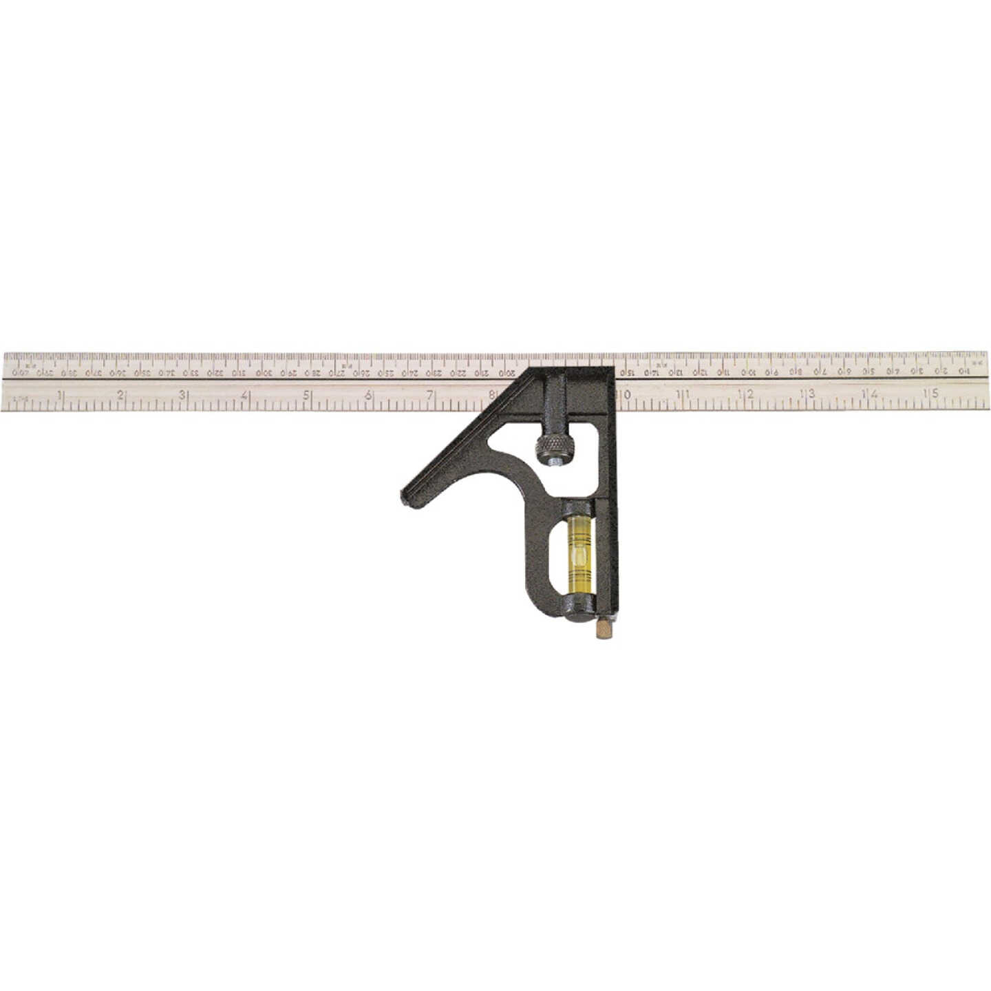 Johnson Level 16 In. English/Metric Professional Combination Square Image 1