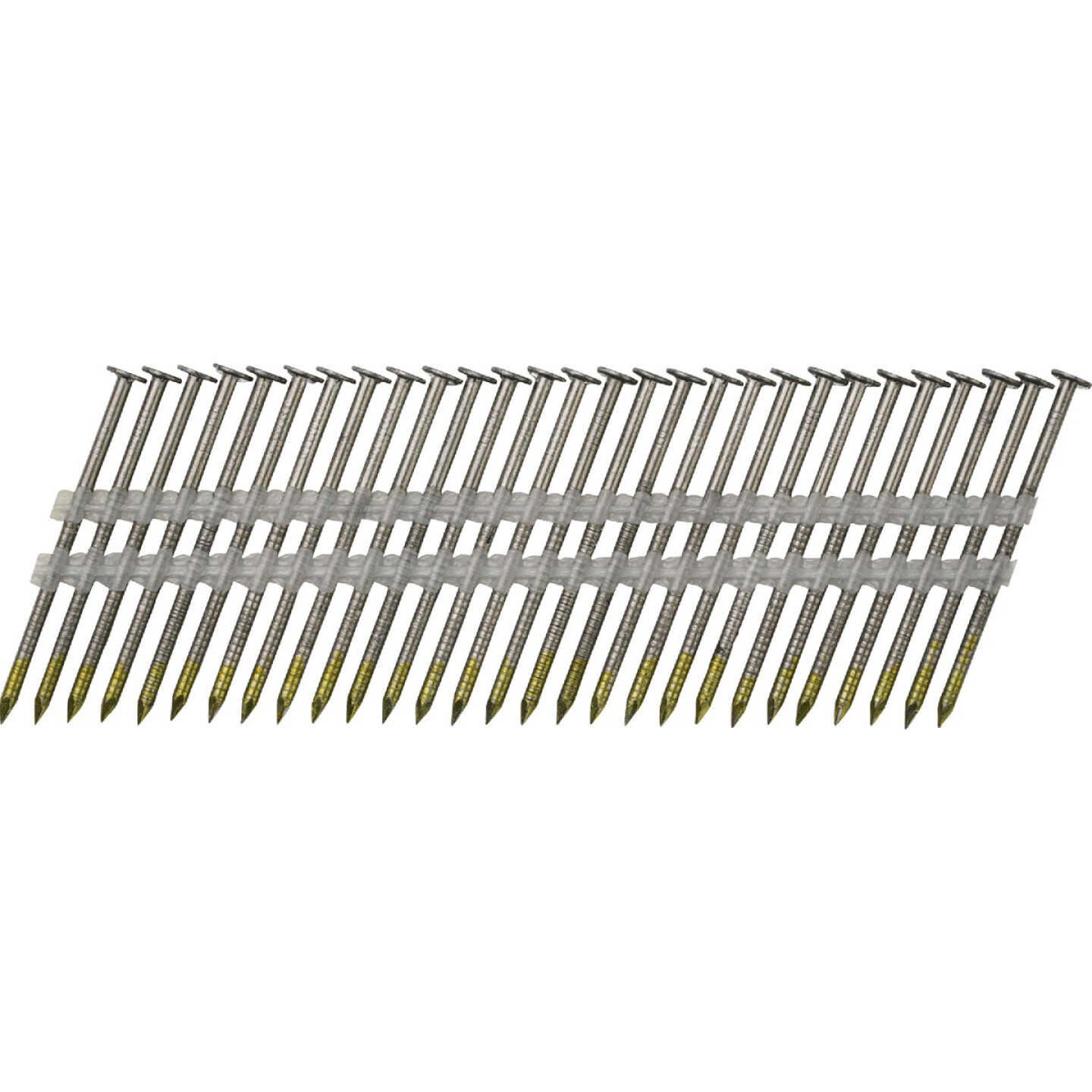 Pro-Fit 2-3/8 In. x 0.113 In. 21 Degree Plastic Strip Ring Shank Round Head Hot Dipped Galvanized Framing Stick Nails (2000 Ct.) Image 1