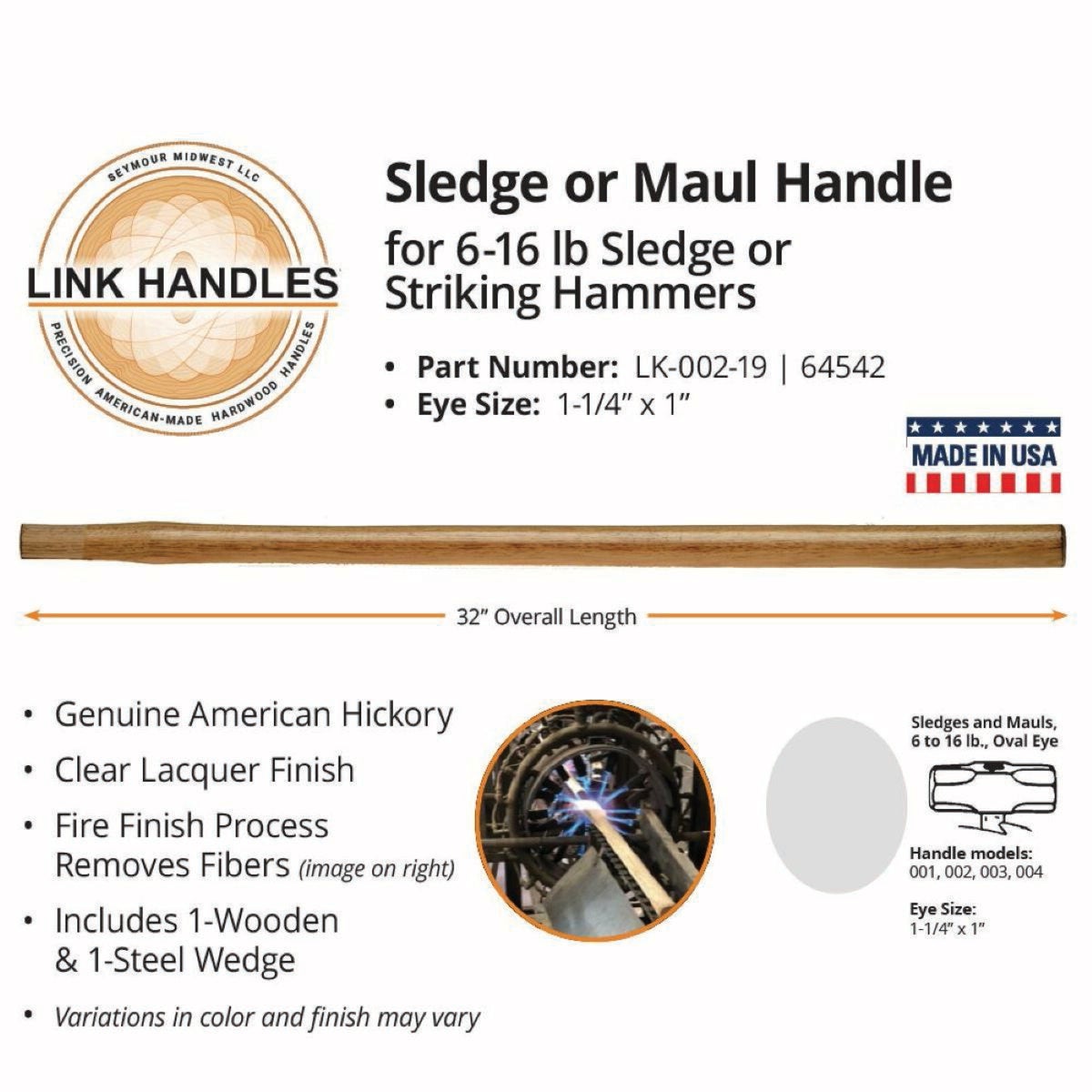 Link 32 In. Sledge or Maul Handle Image 1