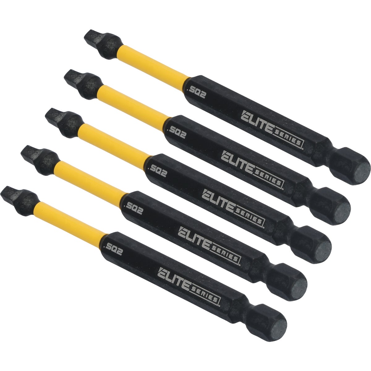 Dewalt Elite Series 1/4 In. x 3-1/2 In. Square Impact Driver Bit Set (5-Piece) Image 4