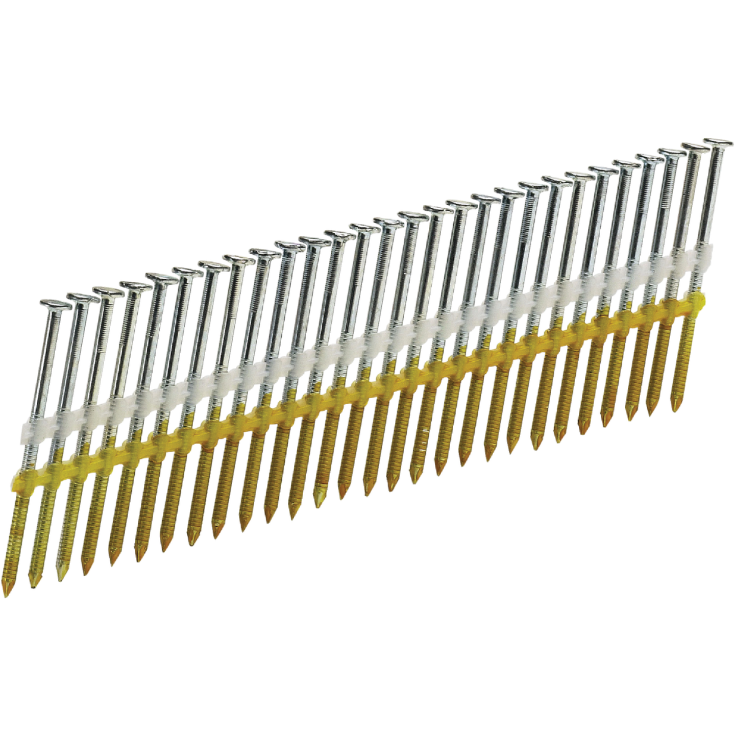 Senco 20 Degree Plastic Strip Hop-Dipped Galvanized Full Round Head Framing Stick Nail, 3 In. x .120 In. (2500 Ct.) Image 1