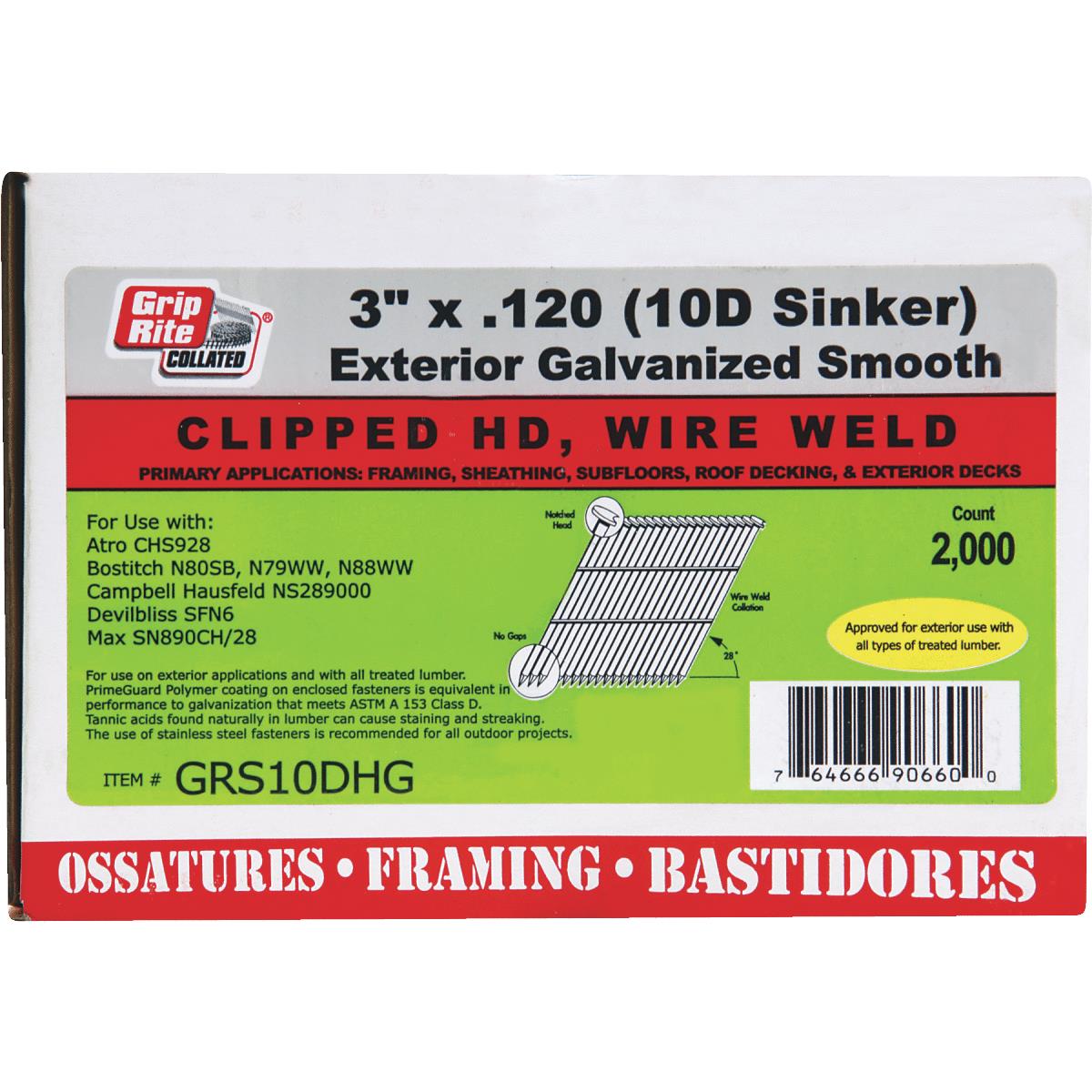 3"X.120 FRAMING NAIL