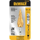 DEWALT 3/16 In. - 7/8 In. Impact Ready Step Drill Bit Image 1