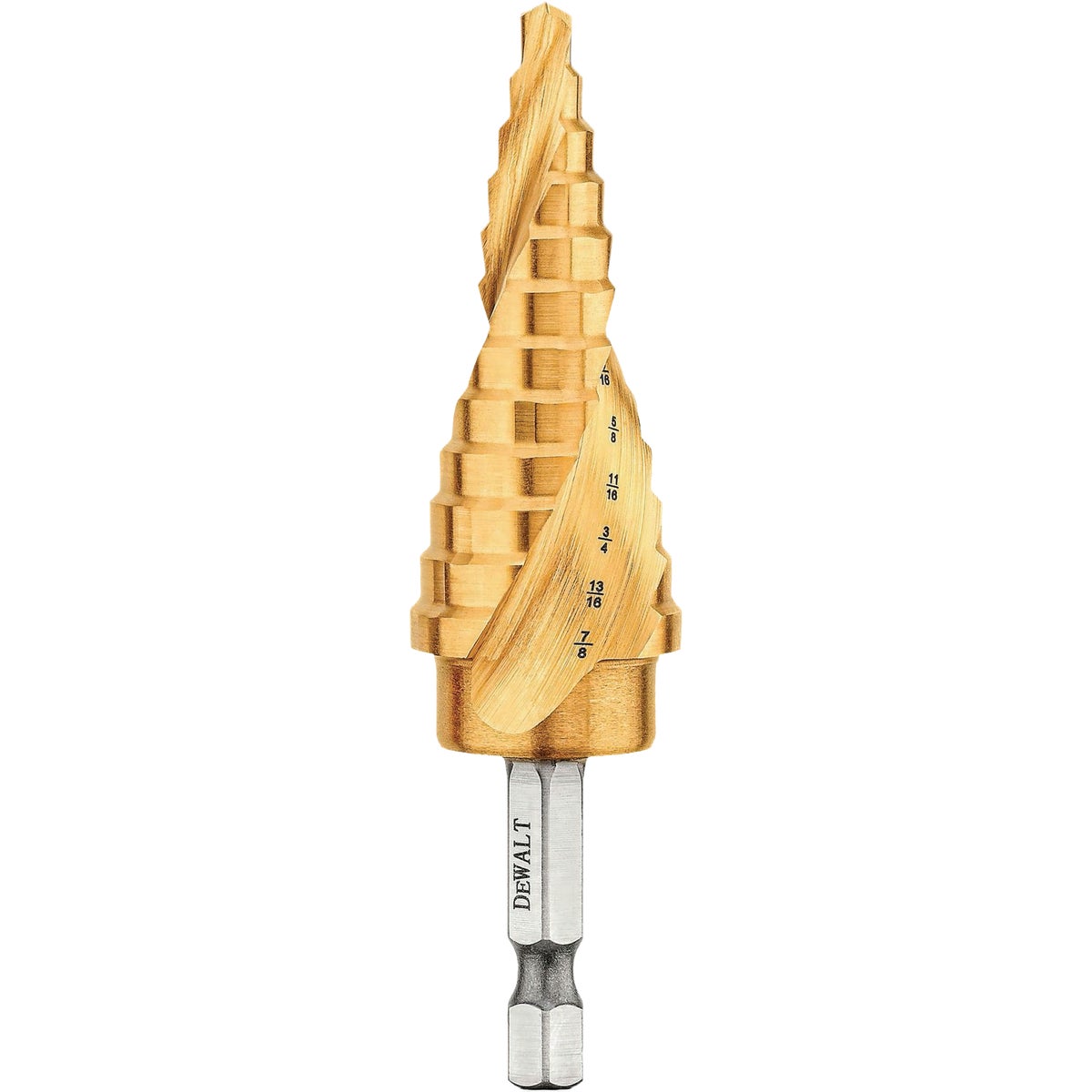 DEWALT  3/16 In. - 7/8 In. Impact Ready Step Drill Bit Image 2