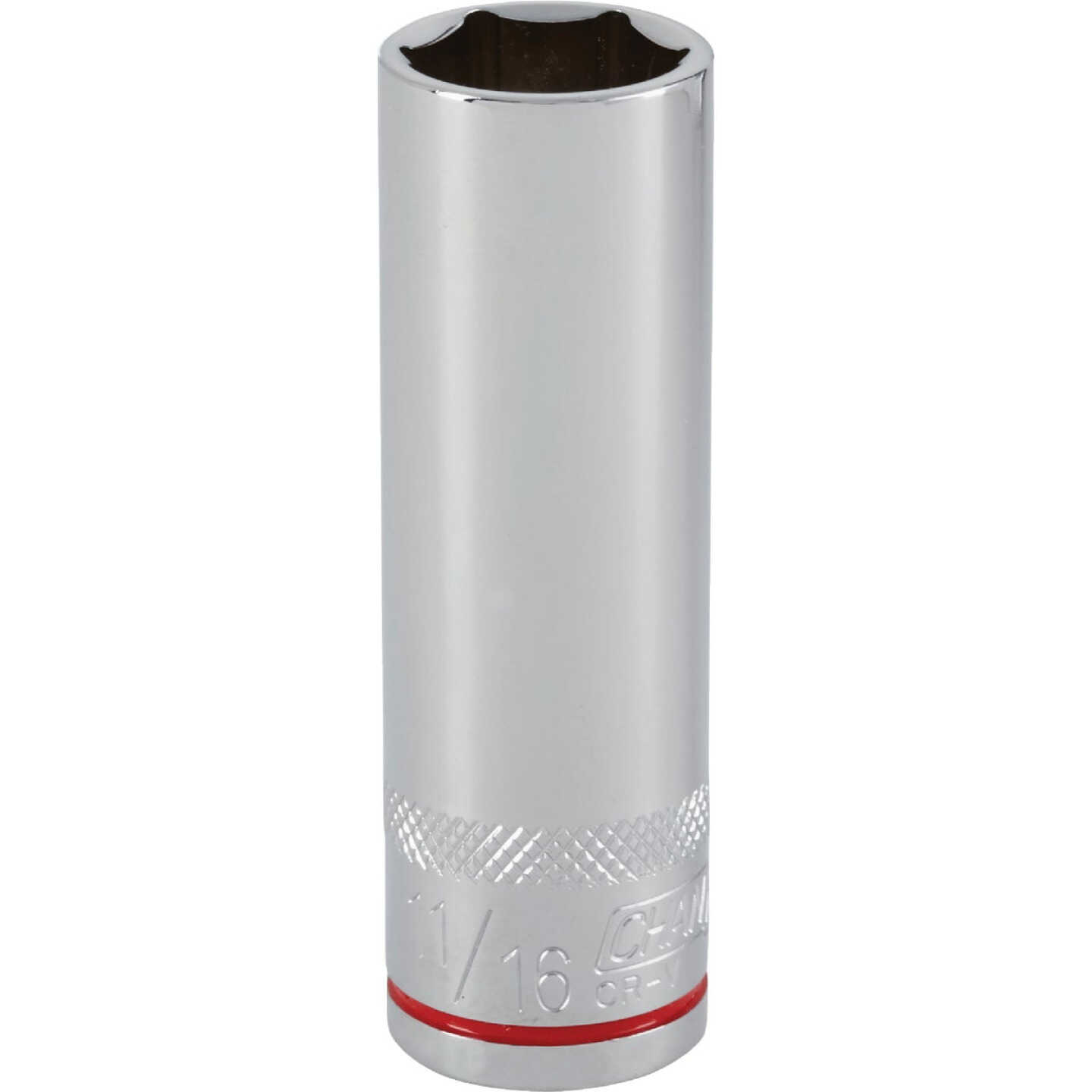 Channellock 1/2 In. Drive 11/16 In. 6-Point Deep Standard Socket Image 1