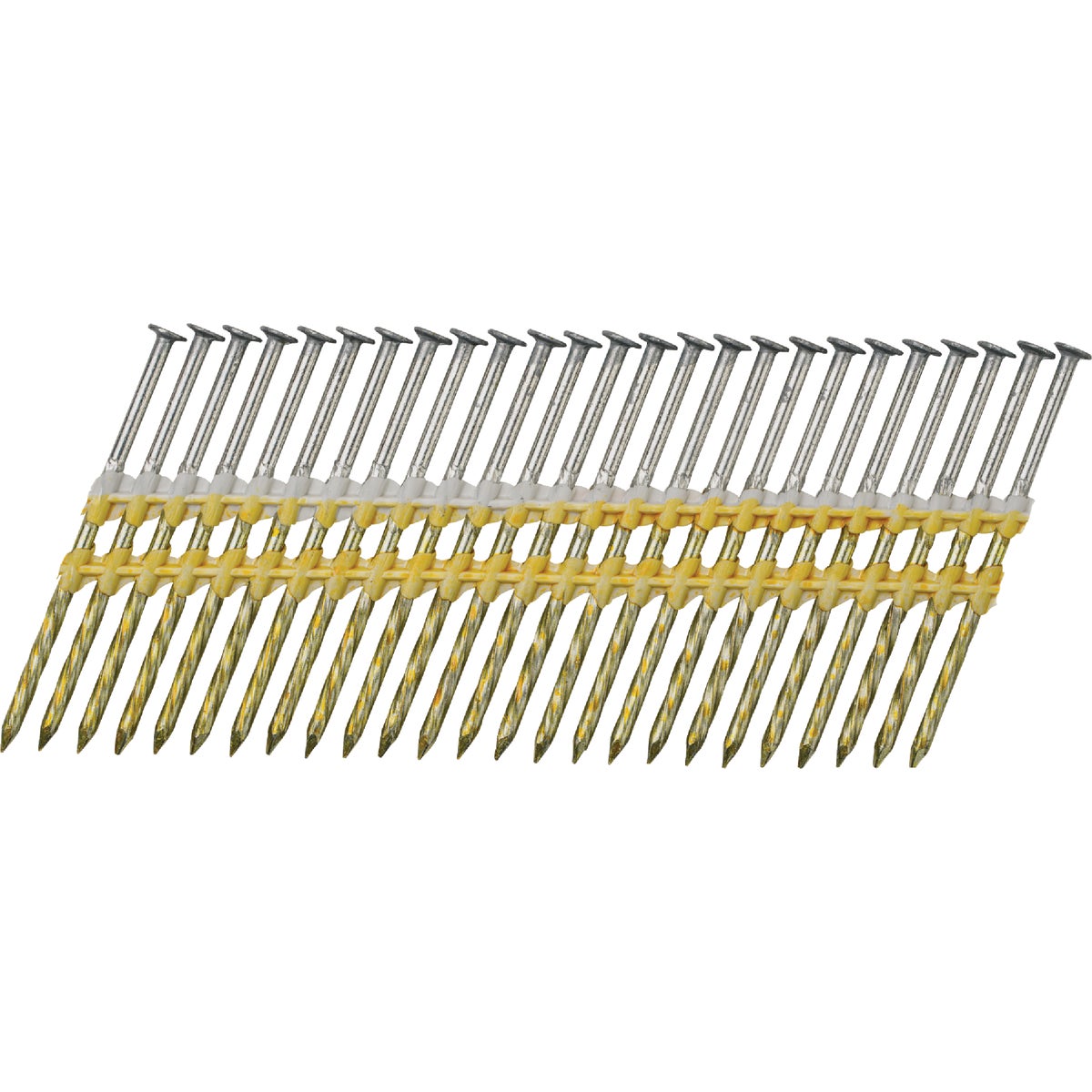 Pro-Fit 3 In. x 0.120 In. 21 Degree Plastic Strip Drive Screw Shank Round Head Hot Dipped Galvanized Framing Stick Nails (4000 Ct.) Image 1