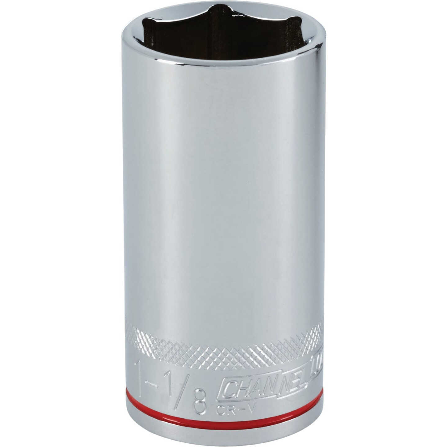 Channellock 1/2 In. Drive 1-1/8 In. 6-Point Deep Standard Socket Image 1