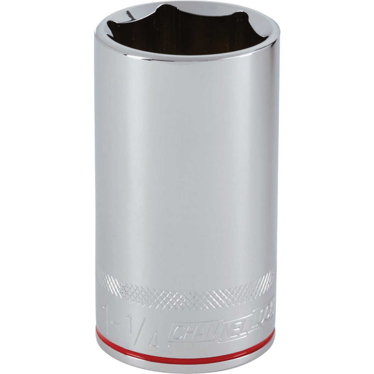 Channellock Standard 1/2 In. Drive 1-1/4 In. 6-Point Deep Standard Socket Image 1