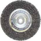 Weiler Vortec 6 In. Crimped, Coarse Bench Grinder Wire Wheel Image 1