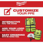 Milwaukee ANSI Class 2 High Vis Yellow Mesh Safety Vest, Large/XL Image 4