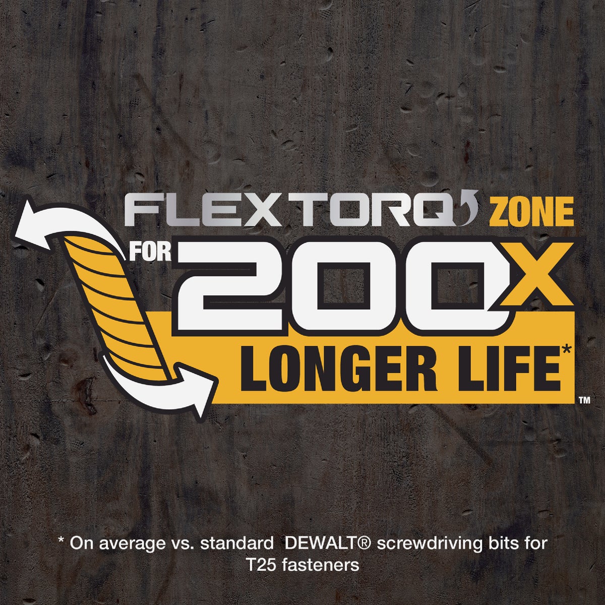DEWALT FlexTorq 2 In. T25 TORX Impact Screwdriver Bit (3-Pack) Image 2