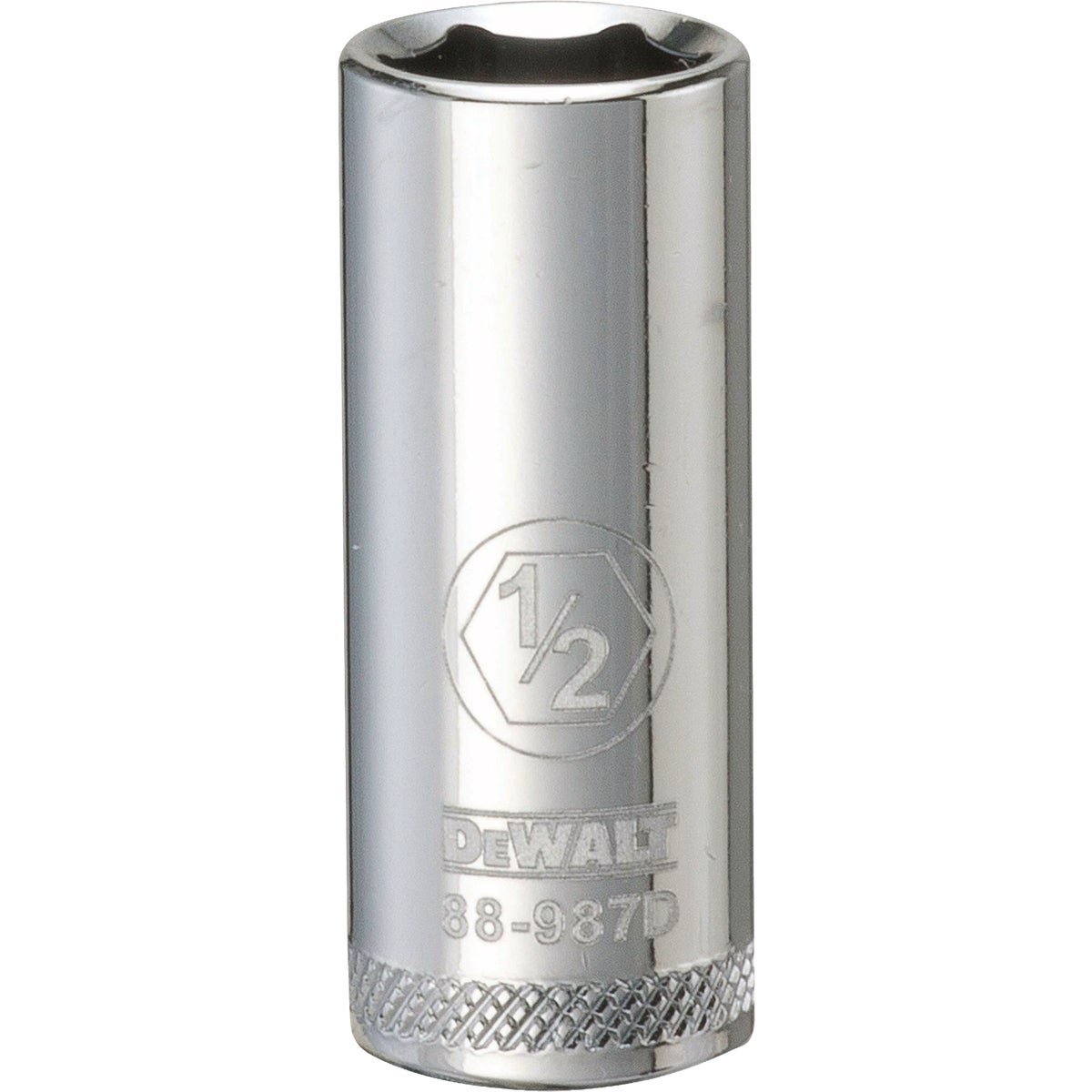 DEWALT 3/8 In. Drive 1/2 In. 6-Point Deep Standard Socket Image 1