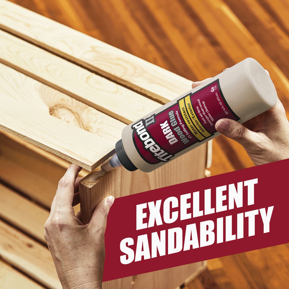 Titebond II 16 Oz. Dark Wood Glue Image 2