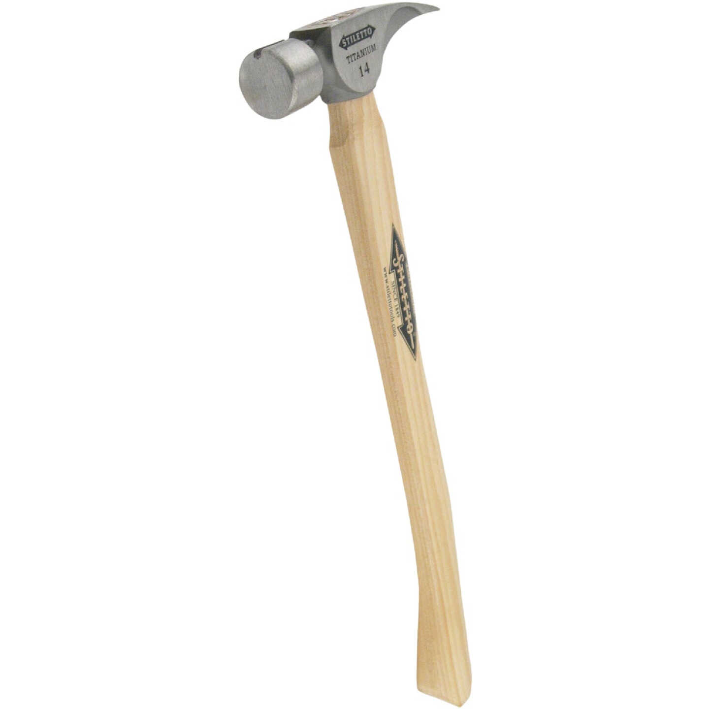 Stiletto 14 Oz. Smooth-Face Framing Hammer with Hickory Handle Image 6