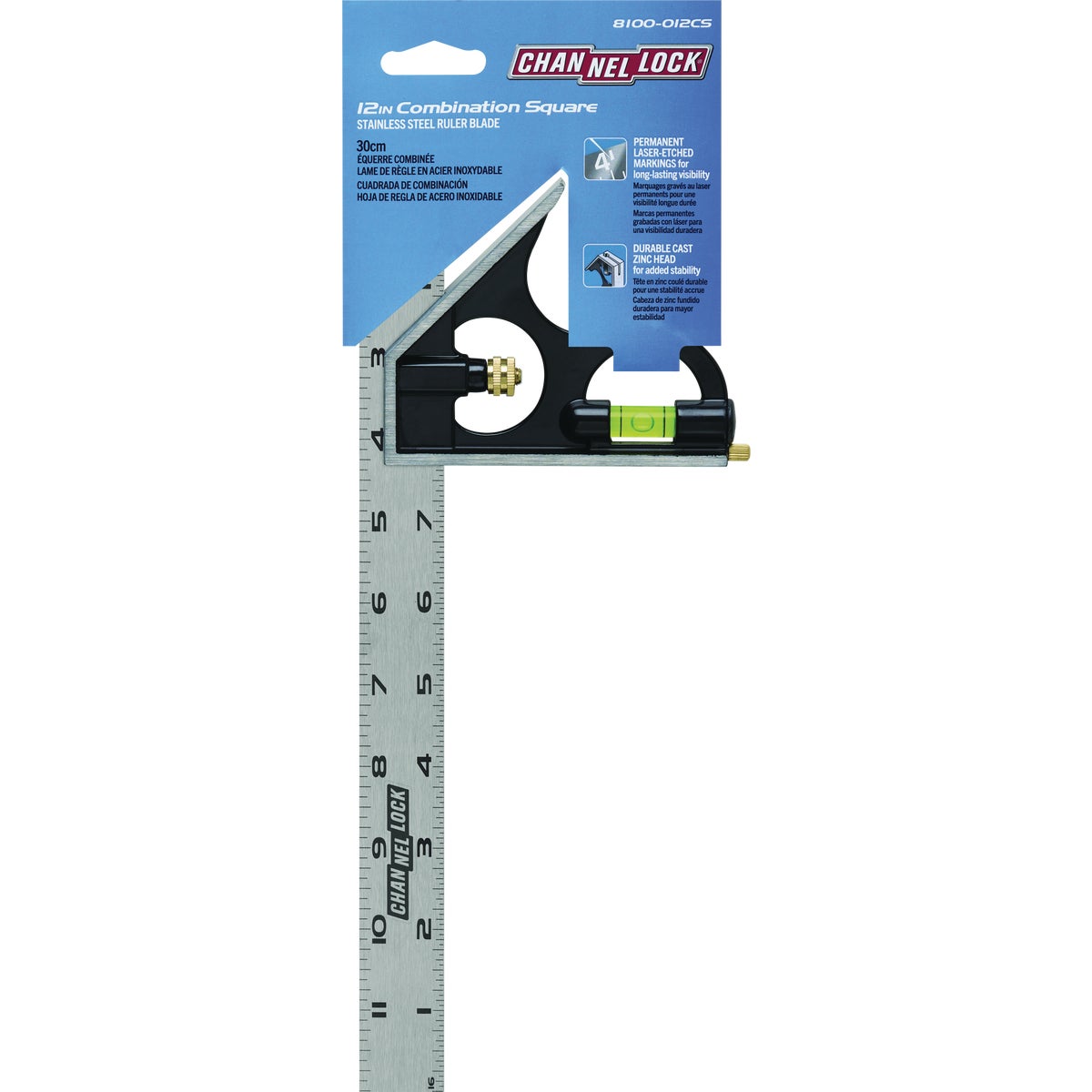 Channellock 12 In. Combination Square Image 6