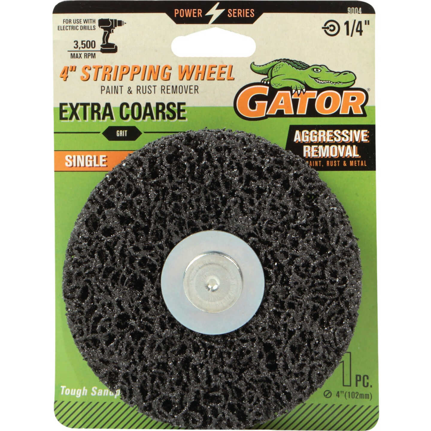 Gator 4 In. Extra Coarse Grit Stripping Wheel Image 1