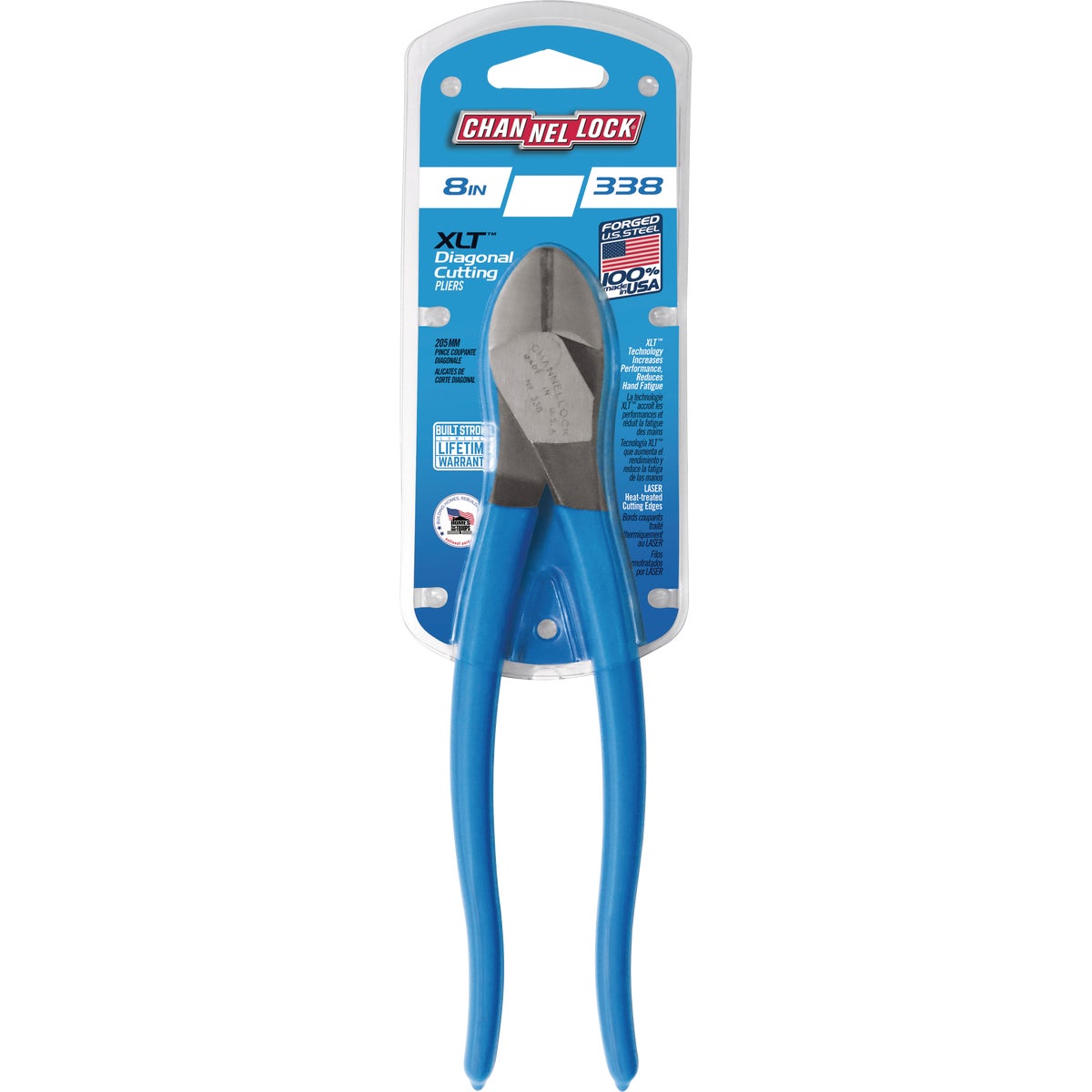 Channellock 8 In. High Leverage Diagonal Cutting Plier Image 4