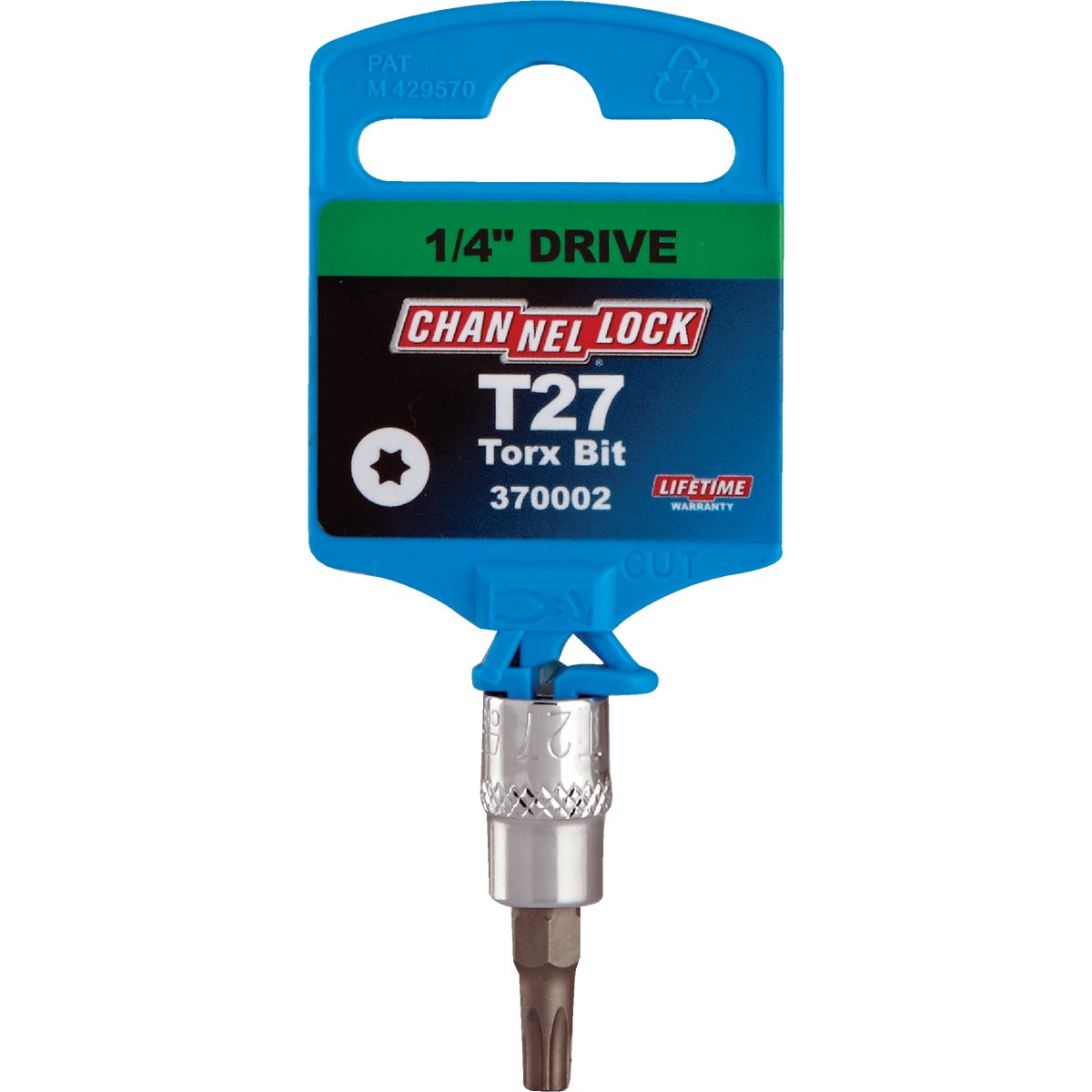 Channellock 1/4 In. Drive T27 6-Point Torx Bit Socket Image 2