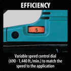 Makita 3 In. x 21 In. 8.8-Amp Belt Sander Image 12