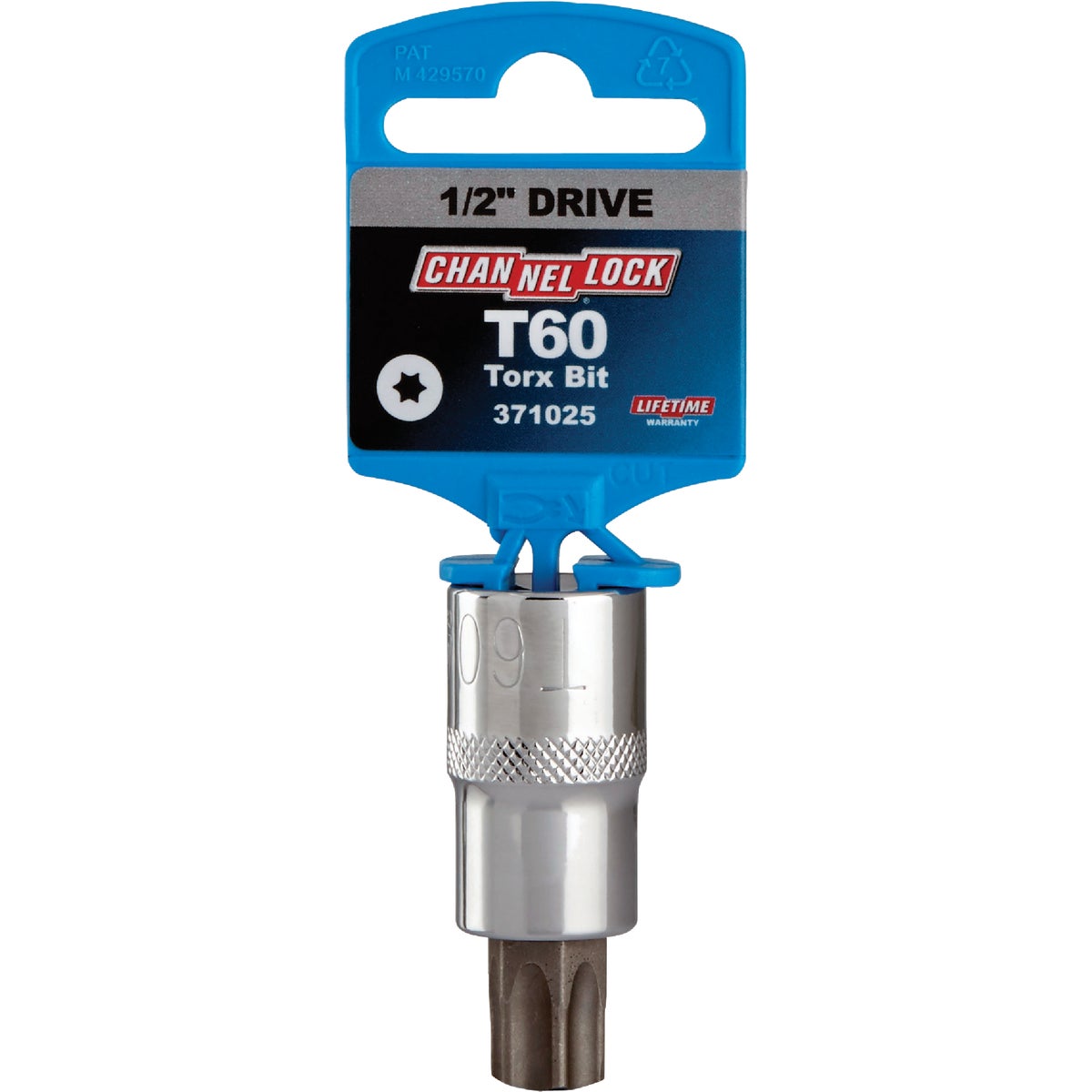 Channellock 1/2 In. Drive T60 6-Point Torx Bit Socket Image 2