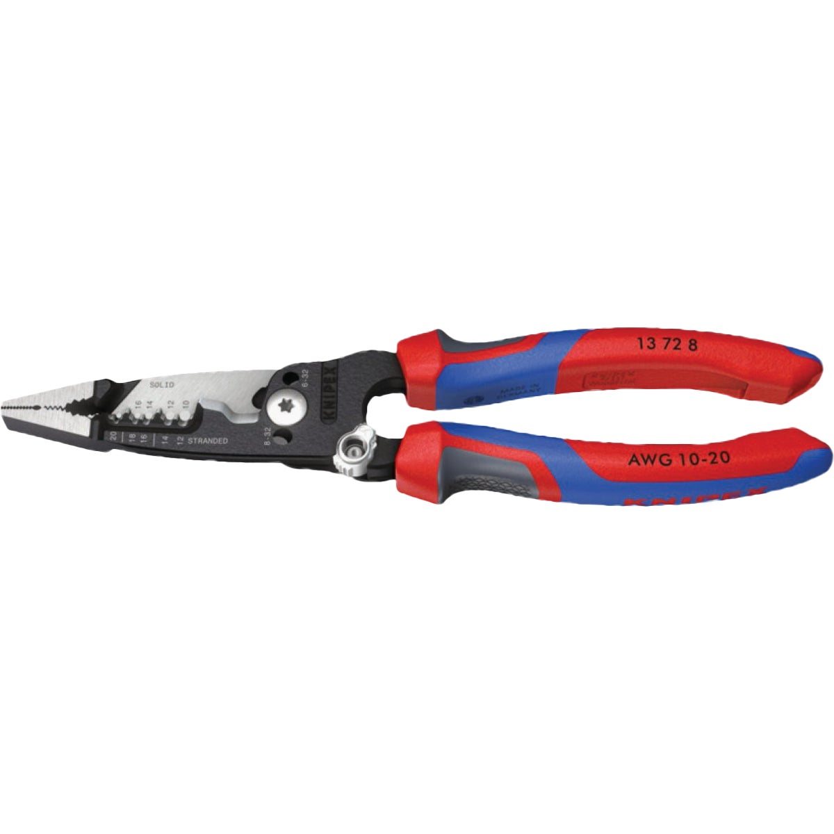 Knipex 8 In. 10 AWG to 20 AWG Forged Wire Stripper Image 3